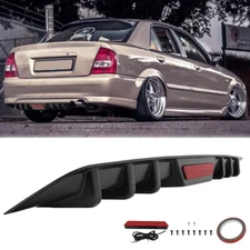 Rear Bumper Diffuser Spoiler Splitter Lip Body Kit For Mazda Protege 1995-2003