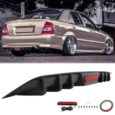Rear Bumper Diffuser Spoiler Splitter Lip Body Kit For Mazda Protege 2000-2002