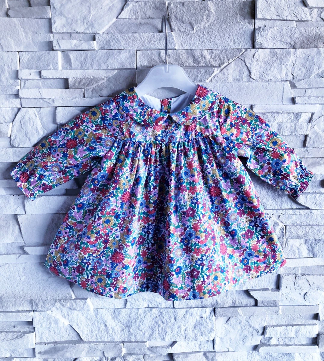 Robe jacadi liberty bleu hot sale