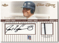 IVAN PUDGE RODRIGUEZ 2004 Fleer Classic Clippings Autograph Auto Jersey #/149