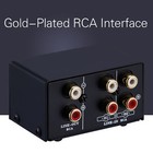 2 in 1 Out / 1in 2 Out A/B Switch Rca Audio Source Signal Selector Switcher L2Q9