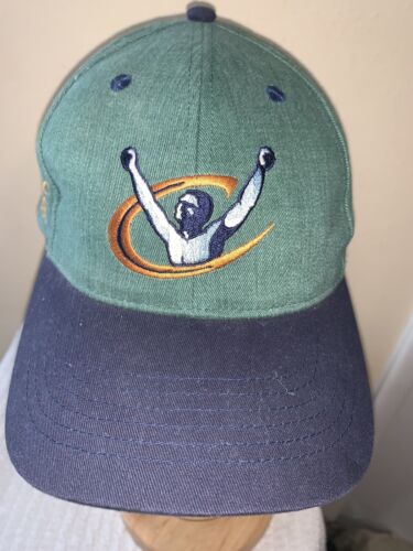 Classic Sports by ESPN Embroidered Adjustable Baseball Hat Cap RARE! Green  Blue