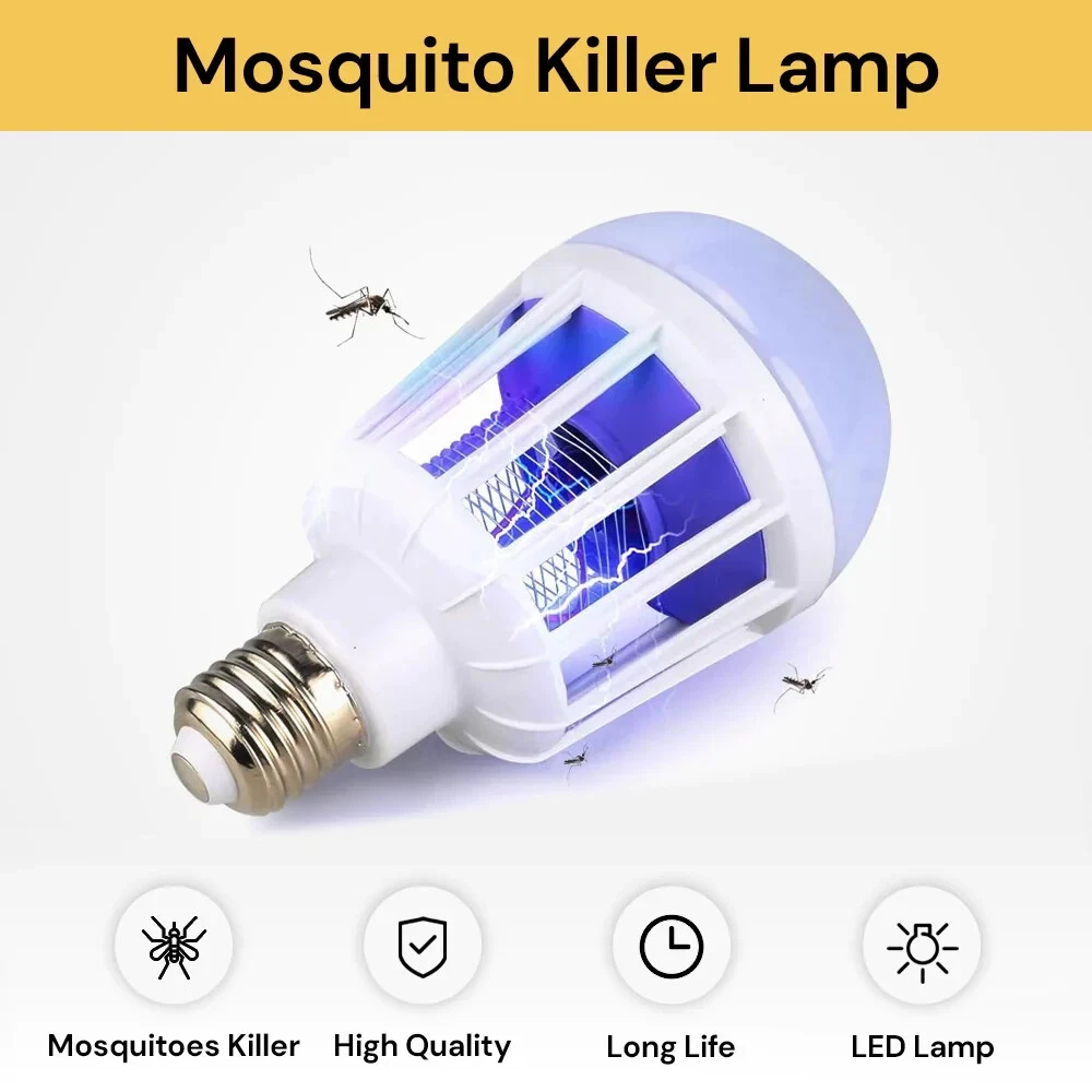 Electric Mosquito Killer Lamp Insect Catcher Fly Trap Electric Bug