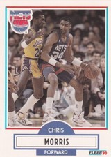 CHRIS MORRIS 1990-91 Fleer #121