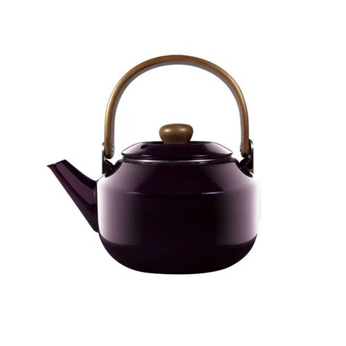 Kocaco Enamel on Steel Tea Kettle Teapot Induction 1.8L/1.9Quart,D/Purple