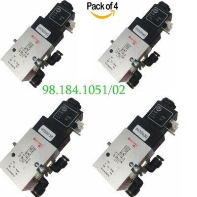 4 pcs 98.184.1051/02 Solenoid Valve for   SM102 CD102 Valve Cylinder #E10