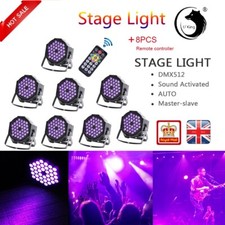 36W UV Black 36 LEDs Par Light Stage Lighting KTV DJ Bar with Remote Controller