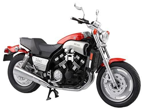 Aoshima 1:12 Motorcycle Diecast Model YAMAHA Vmax Fire red