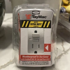 TAYMAC  MG420CS 1-Gang weatherproof Hubbell WR TR 15A SELF TEST GFCI NEW SEALED