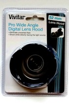 Vivitar Pro Wide Angle Digital Lens Hood for 52mm Photo Lense New in Package