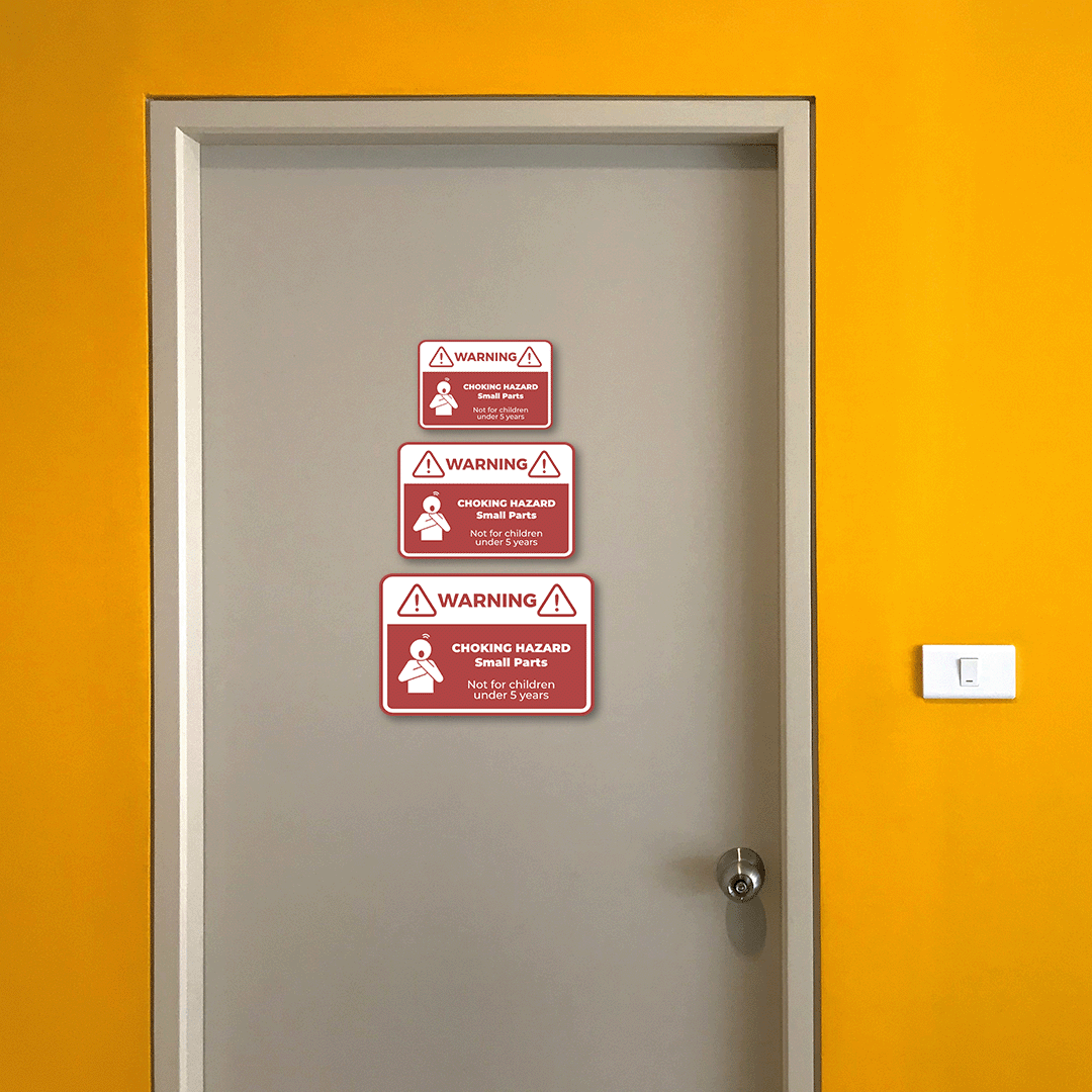 Classic Framed Plus Warning Choking Hazard Small Parts Not For