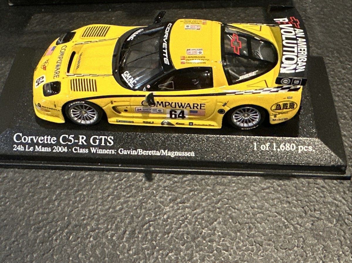 1/43 Minichamps Corvette C5R 24H Le Mans 2004 Winners Gavin
