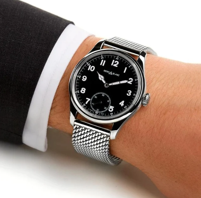 Montblanc 1858 Manual Small Second - 112639 | eBay