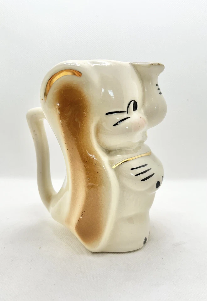 "Jarra crema dumbo de cerámica Walt Disney de la década de 1940 de 6"" de alto" Foto 2 de 4