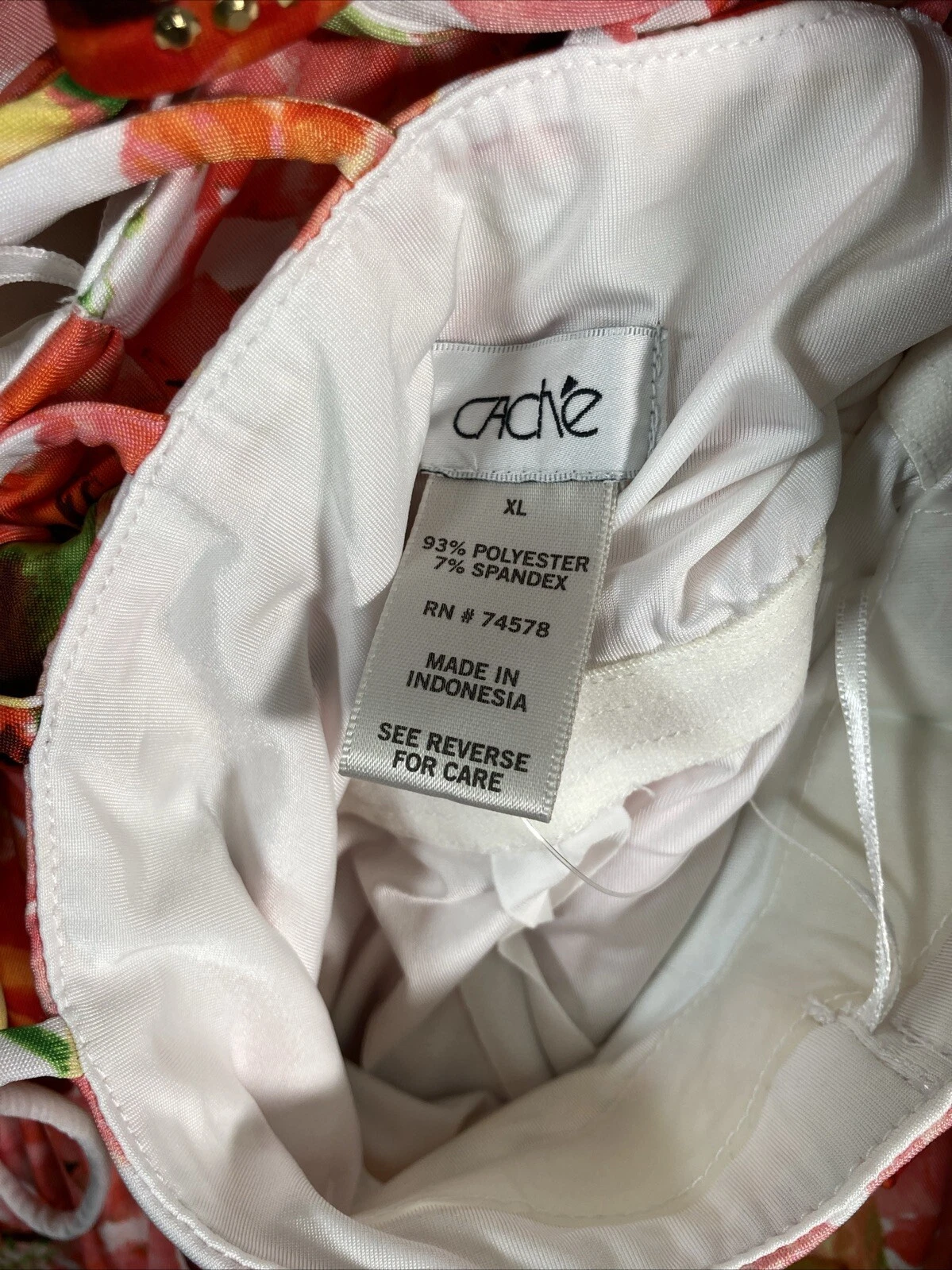 VALENTINO NWT Cache Women's Floral Halter Satin Dress Size XL