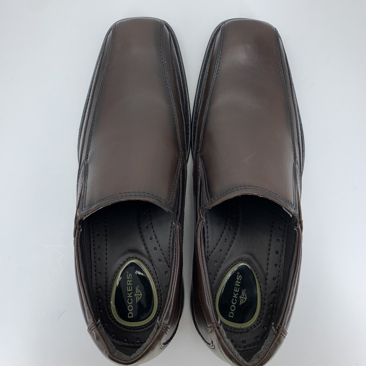 Dockers 90-27227 Men\'s Brown Leather Shoes/Loafers Size 10M SKU 5944 Men main image 4