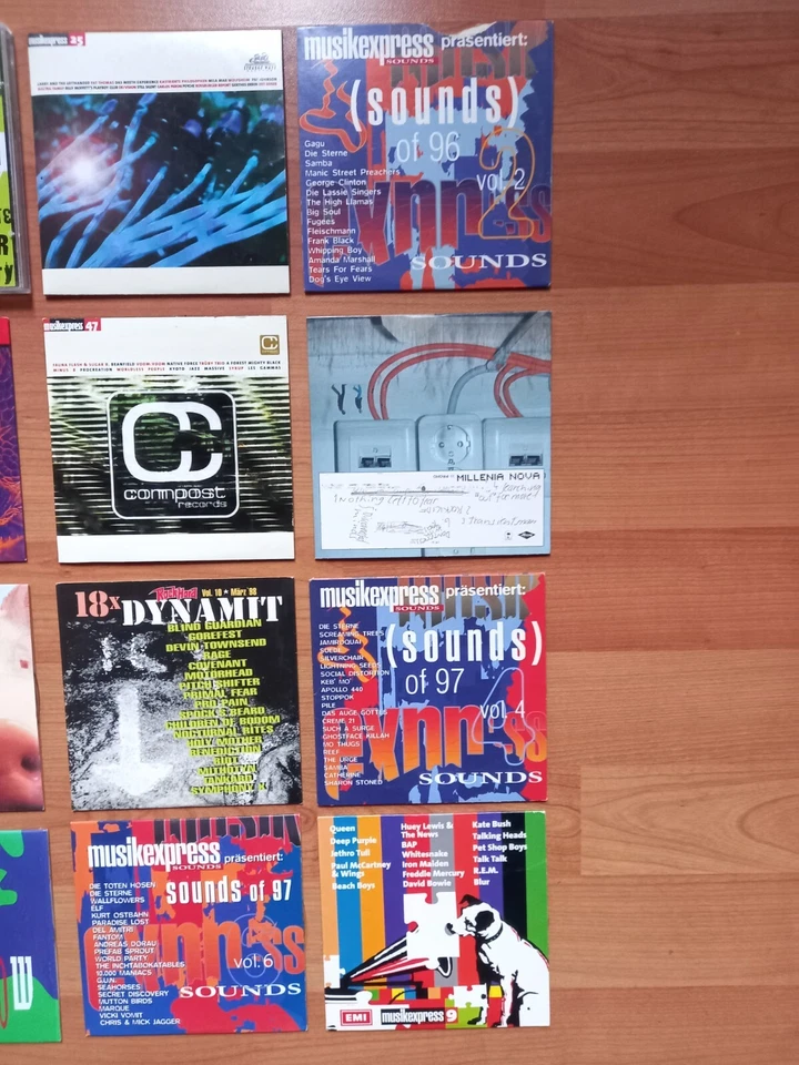 16 CD`s / Sampler verschiedener Verlage / Musikexpress -K7 - Millenia Nova.... - Bild 3 von 4