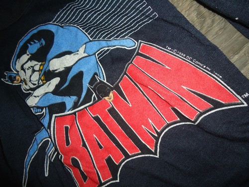 vintage original DC Batman kids t shirt size Small - Picture 2 of 2