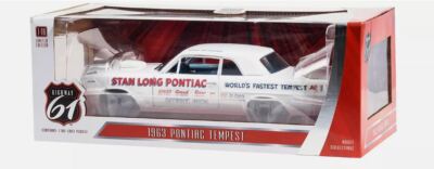 1/18 HIGHWAY61 ポンテアック テンペスト スーパーデューティ HIGHWAY61 - PONTIAC Tempest 1963 - STAN LONG PONTIAC - 1/18