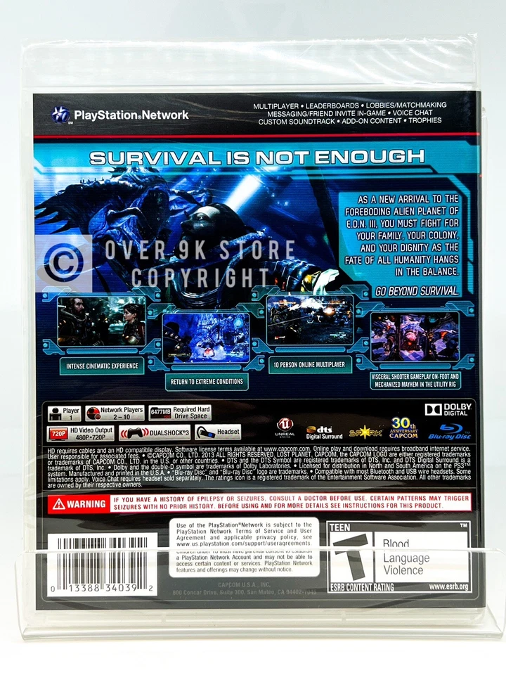 Lost Planet 3 - PS3 - Brand New | Factory Sealed - Image 2 of 4