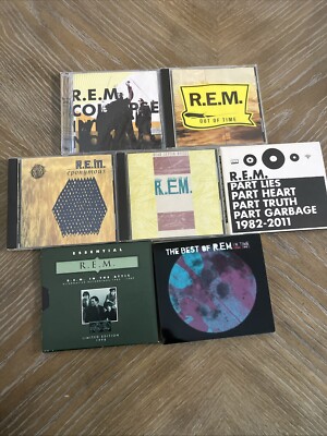 Lot Of 7 R.E.M. CDs Part Lies, Part Heart, Part Truth Part Garbage 1982-2011 CD