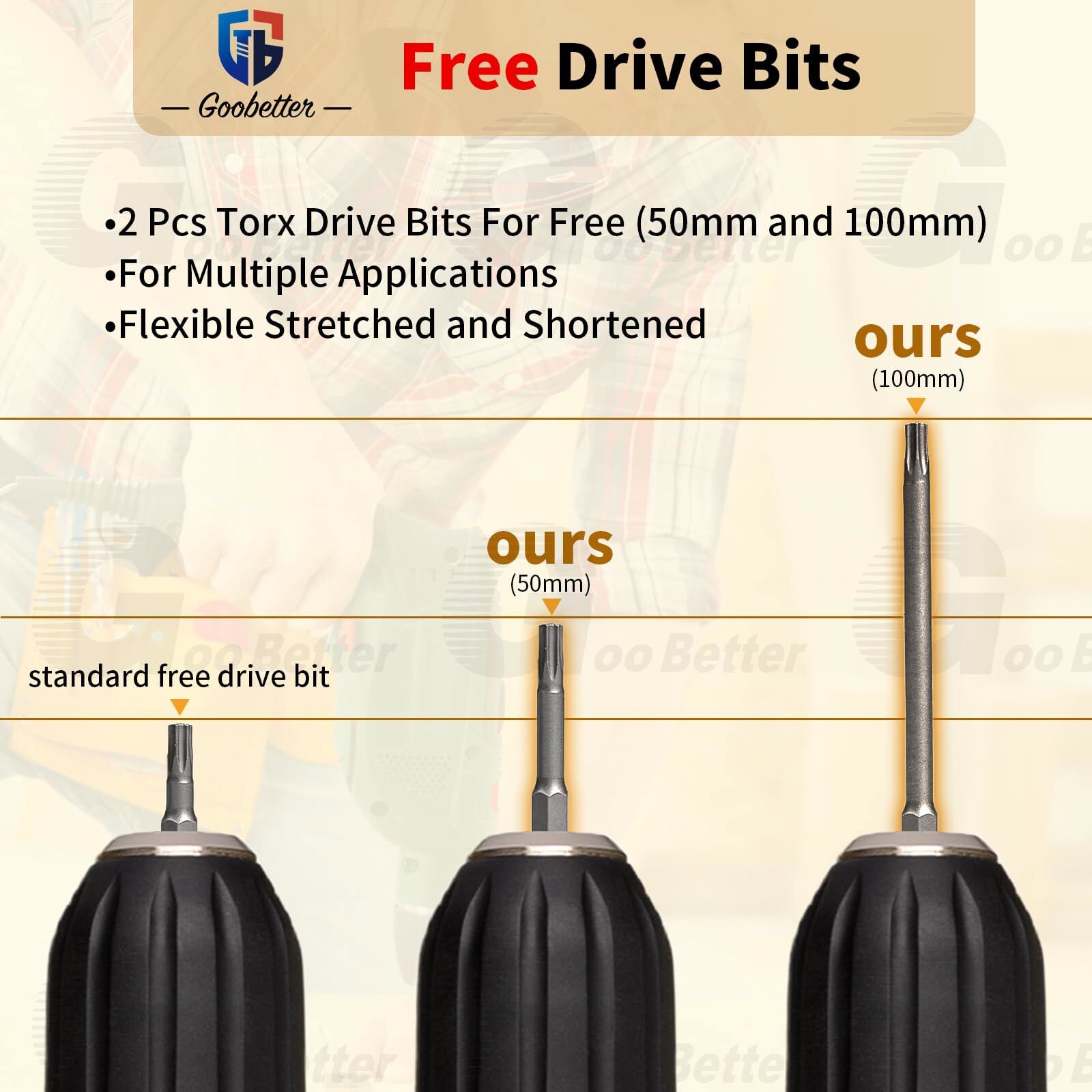 #10 x 4" Deck Screws T25 Torx Drive Self Tapping Wood Screw Exterior Fence Screw