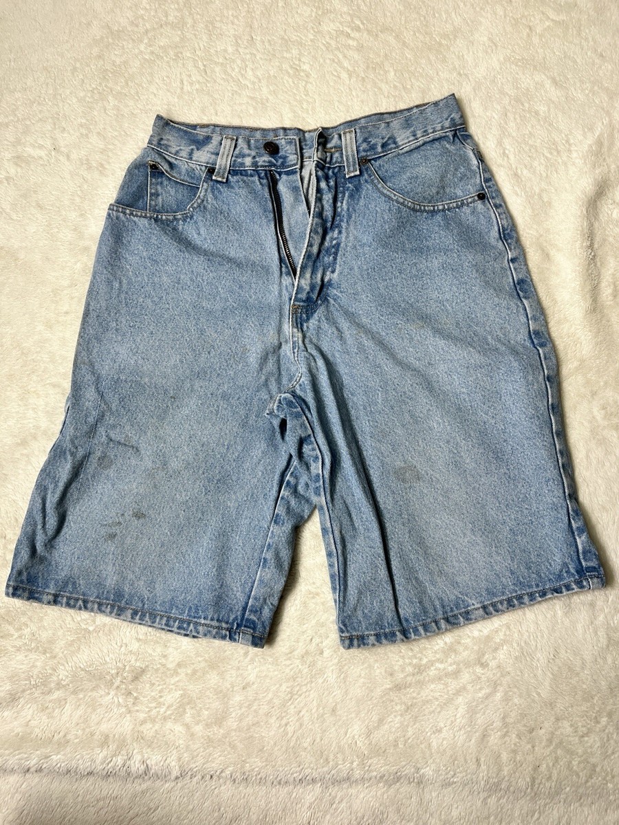 90s SOLO SEMORE DENIM SHORTS USA製 38in Vintage Solo Semore Shorts Mens 38 Blue Denim Jean Cut Off Shorts