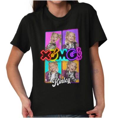 XOMG POP Art Four Square Kinley Womens Graphic T Shirt Tees