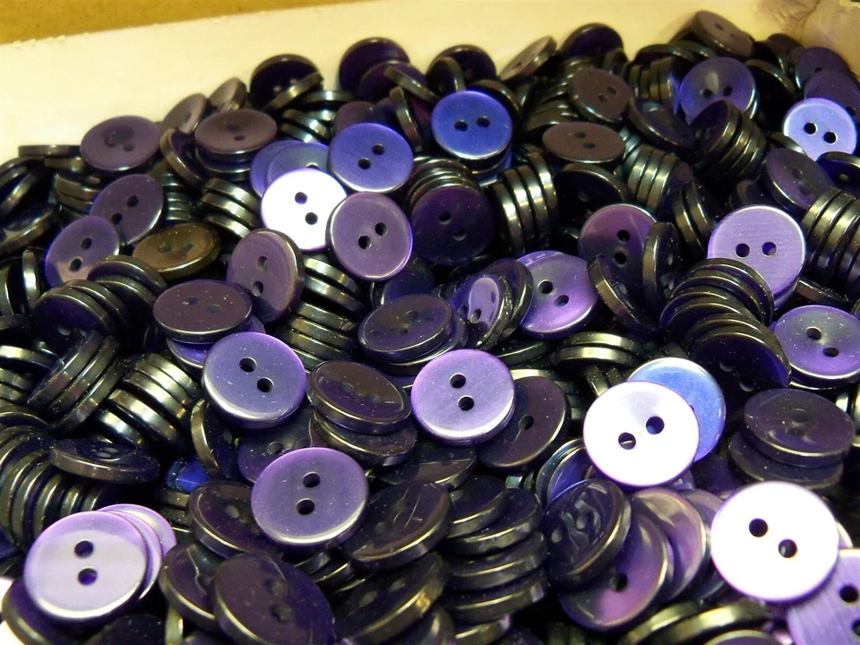 12 мм 15 мм кнопка лот фиолетовый мороз 4500 + кнопки - Изображение 4 из 4