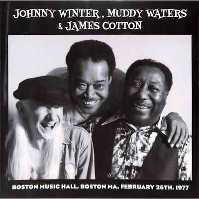J. Winter / M. Waters / J. Cotton / LIVE IN BOSTON MUSIC HALL 1977 (BLACK VINYL