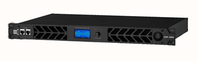 CVR Audio DSP-2004 BLACK Professional Power Amplifier 2000 Watts 4-ch 8-Ohms