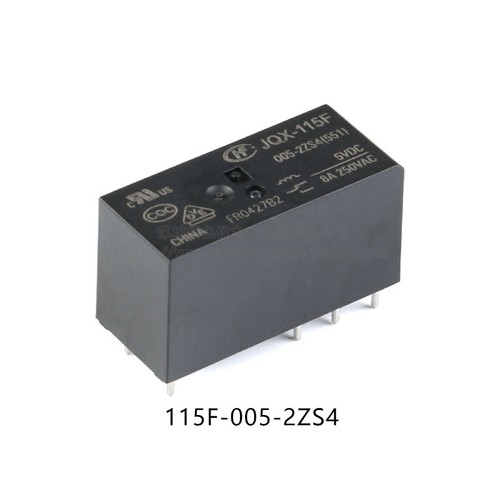 Mini relés HF115F-JQX-115F- 005 012 024-2ZS4 8A 8 pines 5V 12V 24V/DC relé de alimentación - Imagen 3 de 5