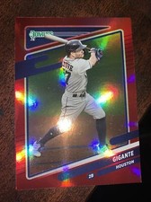Gigante 2021 Donruss Red  Holo Foil #202 Houston,SP B514