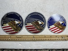 Lot Of 3 - Vintage NASA Space Shuttle Discovery STS - 51I Crew Patches & Sticker