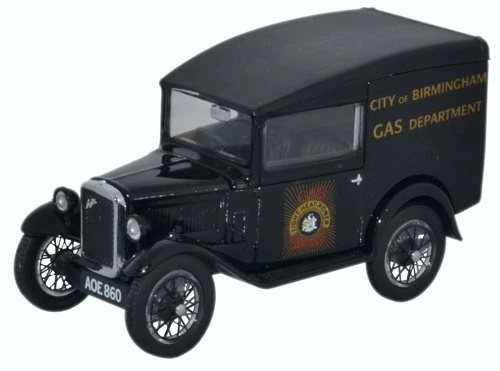 Oxford Diecast Escala 1/43 ASV006 - Austin 7 Seven RN Van Birmingham Gas Dept Foto 4 de 4