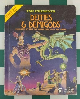 RARE 1980 DEITIES & DEMIGODS Dungeons Dragons D&D Legends Lore TSR AD&D #RPG