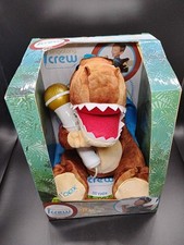 Sing-along Crew Lil Rex Portable Plush T-Rex Backpack Karaoke Machine. New