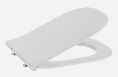 Roca A801472003 - The Gap Square Slim WC-Sitz mit Softclose Scharnieren in weiß