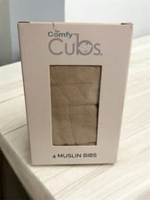 Muslin Baby Bibs Drool Bibs Adjustable with Easy Snaps Teething & Drooling Ab...