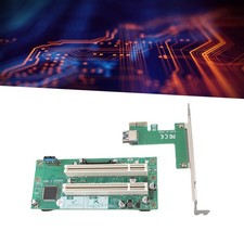 ST46 Mini PCIE X1 To Dual PCI Riser Card Expansion Cards Converter With USB 3 AS