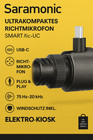 🎤  Saramonic SmartMic+ UC – Kompaktes Richtmikrofon für Smartphones USB-C ✅