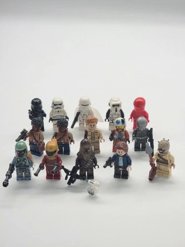 Lego Star Wars Minifigure Lot boba fett han solo Trooper Droid