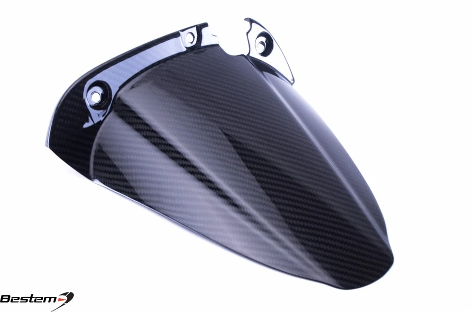 EBR 1190 RX SX Carbon Fiber Rear Tire Hugger Fender Mudguard, Twill, 100% - Изображение 2 из 4