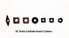 SC Tools Woodturning Carbide Replacement Cutters