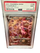 Pokemon Espeon V Alt Full Art Holo PSA 9 180/203 Evolving Skies on eBay