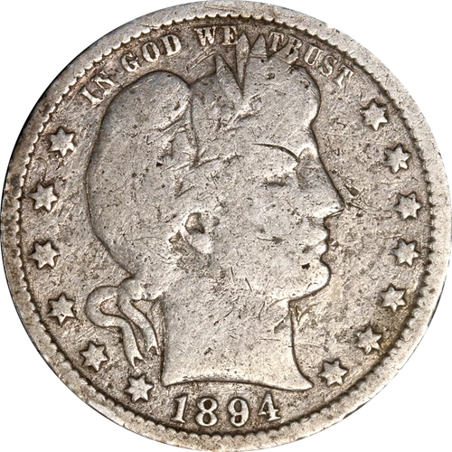 1894-O Barber Quarter - UGLYish