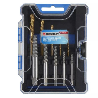 JobSmart 10 pc. Left-Handed Drill and Screw Extractor Set