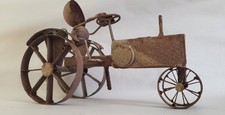 1930s Vintage Rustic Tractor Weather Vane Topper