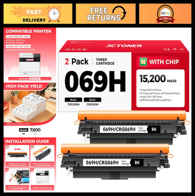 High Capacity Black Toner Cartridge Set 2-Pack Compatible for Canon MF753Cdw MF7
