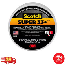 3m Scotch Super 33 3/4 In. W X 66 Ft. L Vinyl Electrical Tape